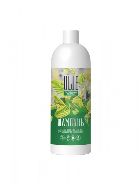 OLJE Натуральный шампунь для сухих волос с экстрактом березовых почек и кератином 1000 мл в Уфе