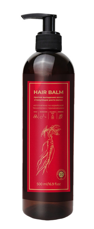 Бальзам для волос с корейским женьшенем и золотом 500 мл в Уфе