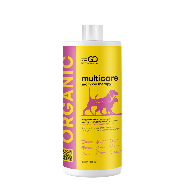 Dctr.Go Шампунь-бальзам для животных Sнampoo Therapy "Мультиуход" 1000 ml в Уфе