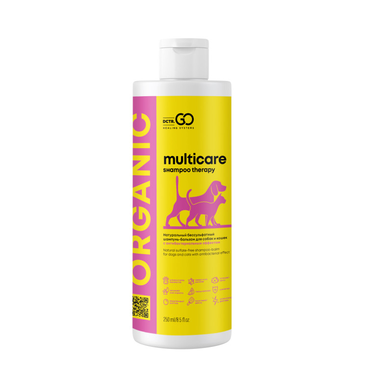 Dctr.Go Шампунь-бальзам для животных  Sнampoo Therapy "Мультиуход" 250 ml в Уфе